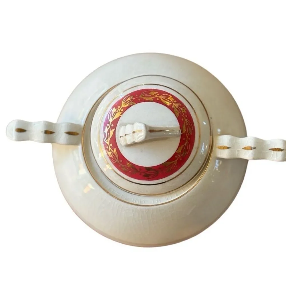 The French Saxon China Co. Sugar Bowl